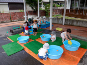 水遊び